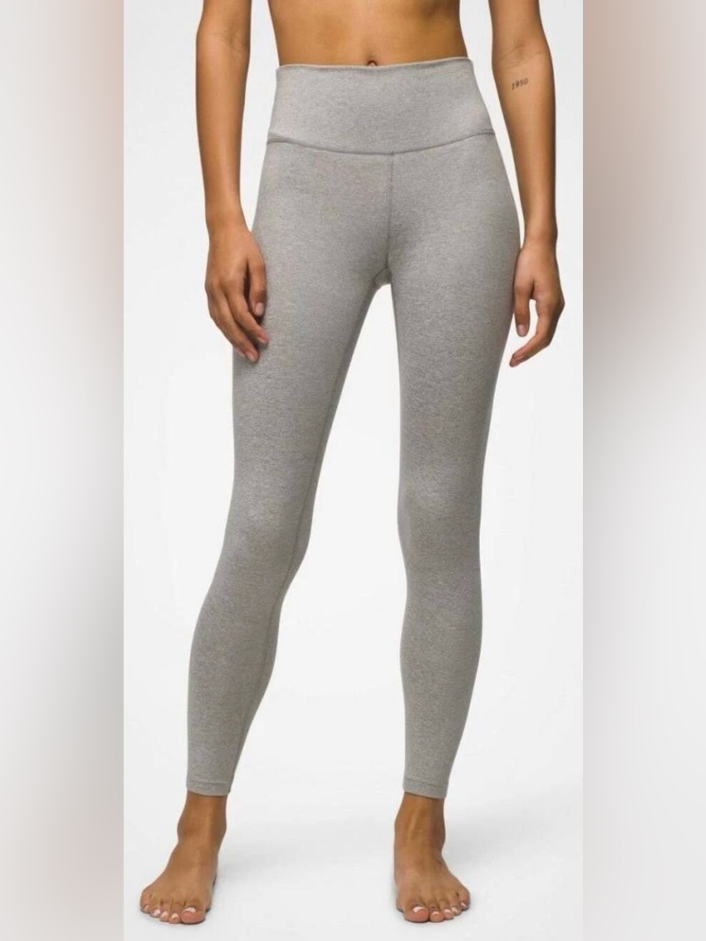 prAna Heavana 7/8 Leggings Heather Grey. Size S